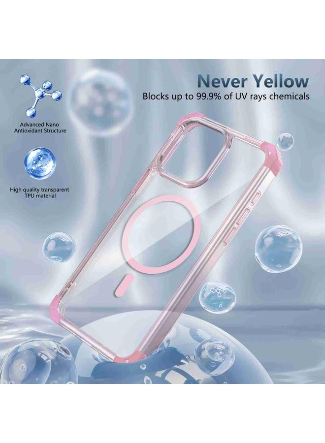 زبون جراب هاتف مغناطيسي شفاف من ماج سيف لهاتف آيفون 12 - Image 2