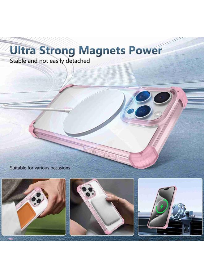 زبون جراب هاتف مغناطيسي شفاف من ماج سيف لهاتف آيفون 12 - Image 5