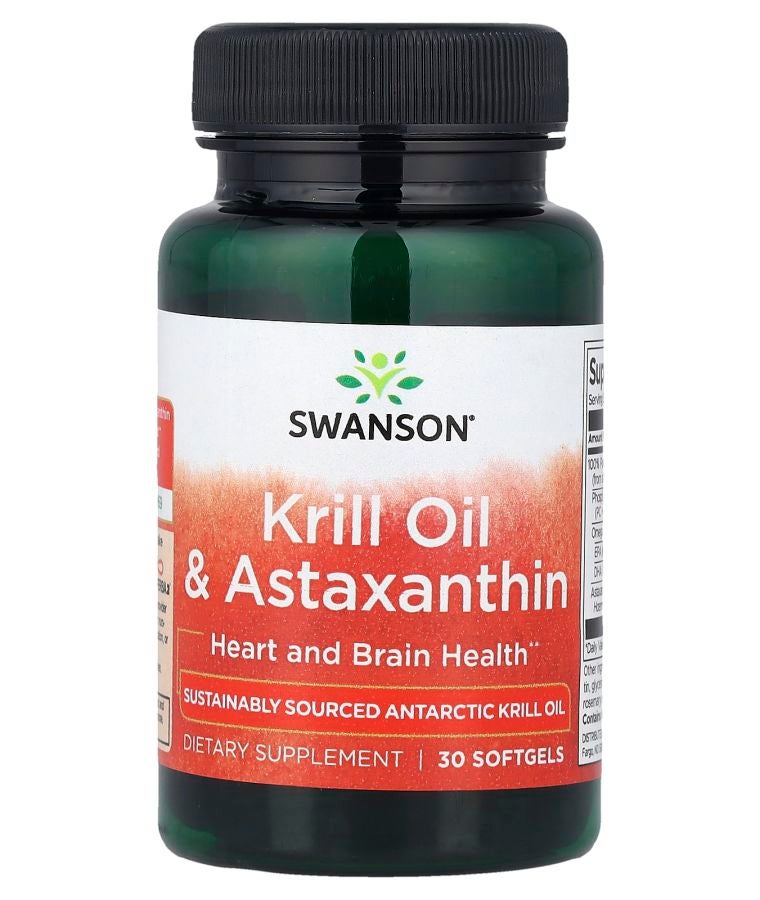 SWANSON Krill Oil & Astaxanthin 30 Softgels