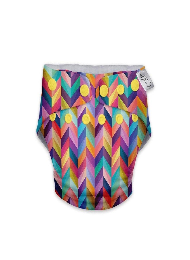 SuperBottoms Cloth Diapers for babies - Cloth Diaper Combo Pack of 2 Freesize UNO- New Version| Reusable Cloth Diapers for babies 3M to 3Y | With 2 organic cotton inserts - Image 2