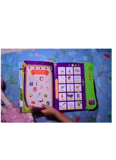 Kiddale Pack of 2 Musical Interactive Children Sound Books My Home to Neighbourhood and Habits Ideal Gift for 3+ Years Baby E Learning Book Smart Intelligent Activity Books Musical Rhymes Talking Book  - Image 4