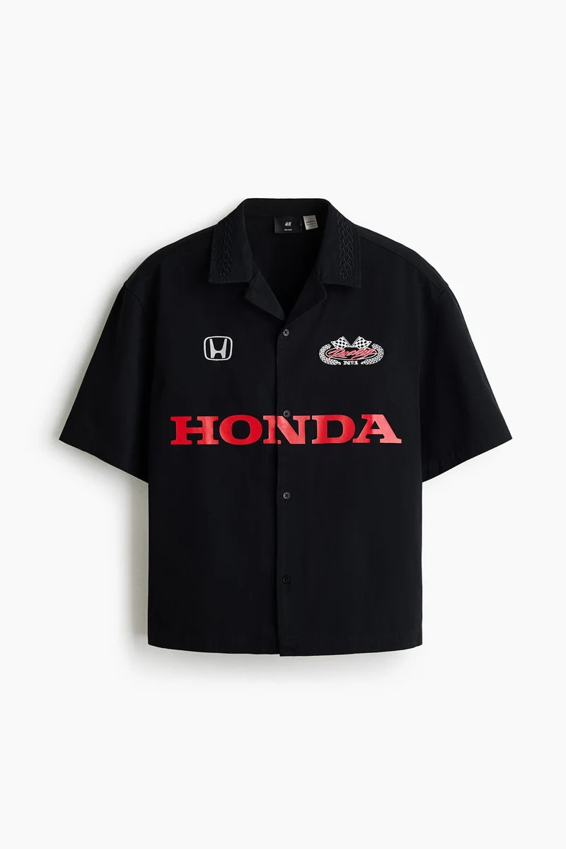 H&M  Relaxed Fit Cotton Shirt for Men | Best Price UAE