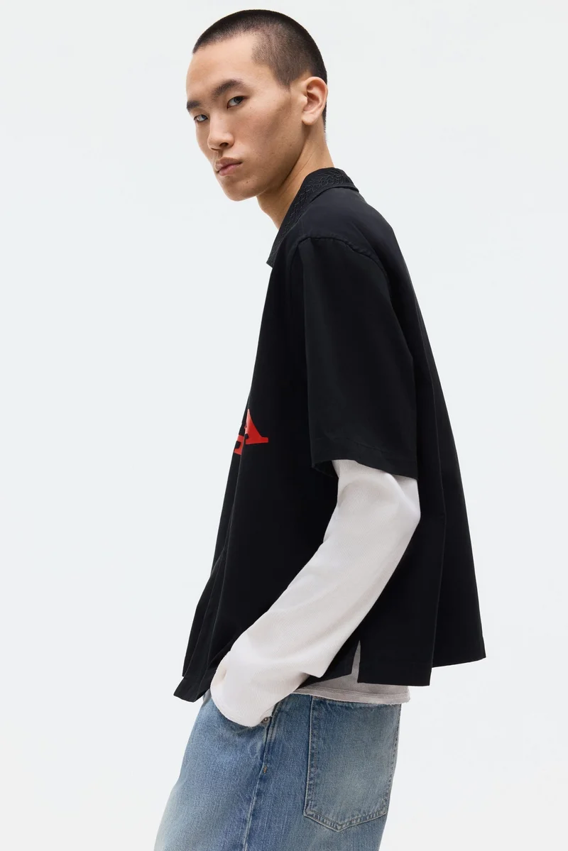 H&M Relaxed Fit Cotton Shirt