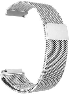 20mm Milanese Loop watchband Compatible for Samsung Gear S2 Classic/Classic/Galaxy 42mm Watch, silver