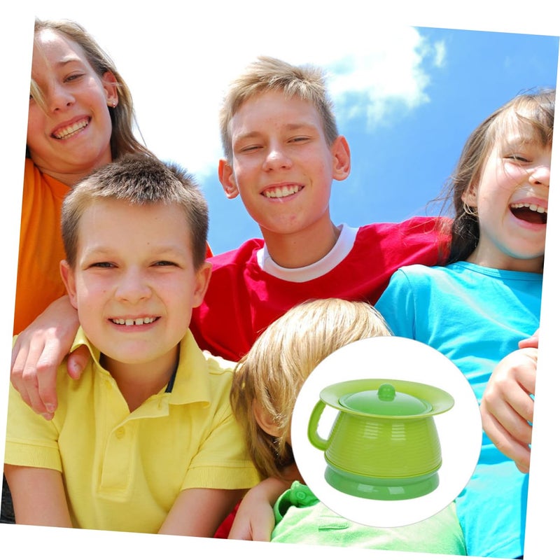 Portable Thickened Plastic Children Urinal with Lid for Boys Girls Nighttime Travel Camping - Image 5