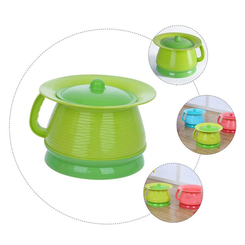 Portable Thickened Plastic Children Urinal with Lid for Boys Girls Nighttime Travel Camping - Image 4