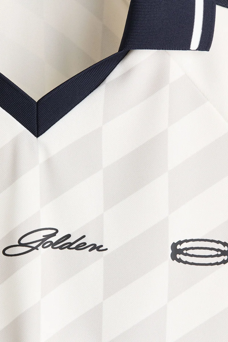H&M  Loose Fit Printed football shirt for Men | Best Price UAE