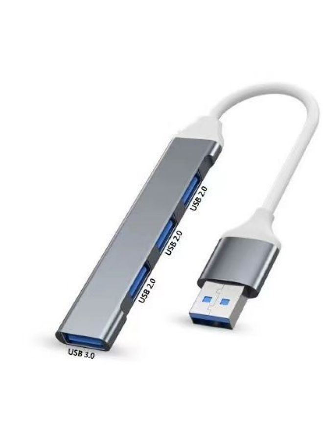 محول توسعة USB 3.0 من النوع D - محور كمبيوتر متعدد المنافذ لتوصيل أربعة أجهزة في السيارة - Image 2