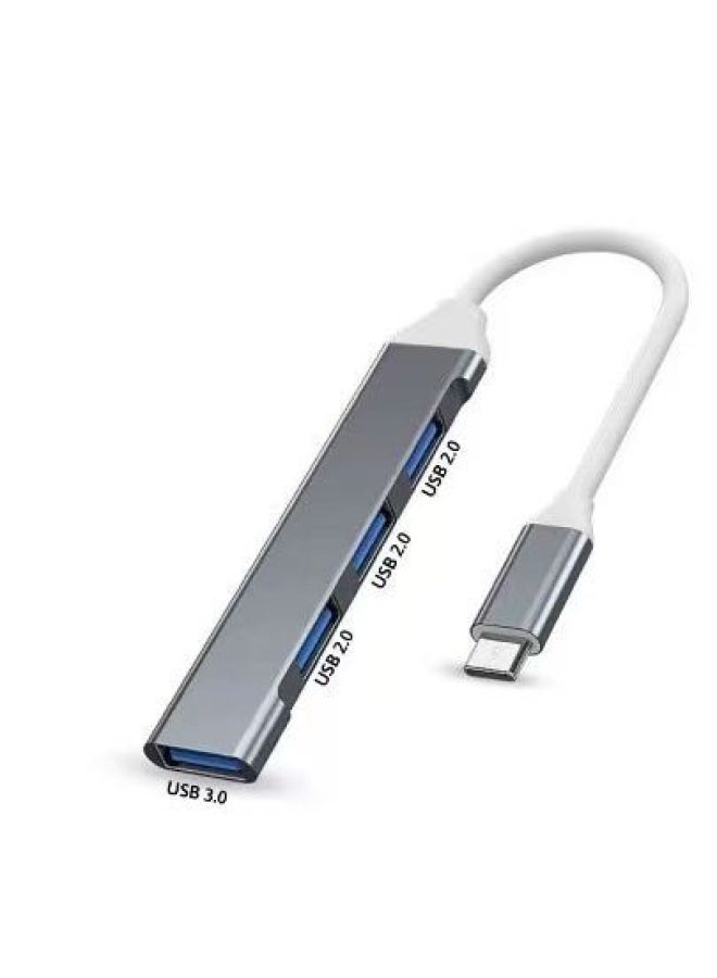 محول توسعة USB 3.0 من النوع D - محور كمبيوتر متعدد المنافذ لتوصيل أربعة أجهزة في السيارة - Image 3