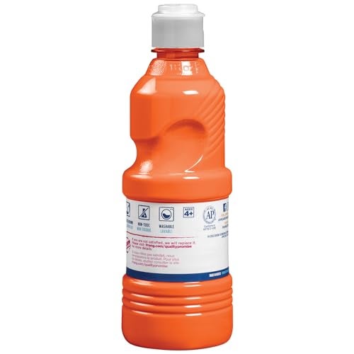 Prang Washable Tempera Paint, Orange, 16 Oz., 1 Count - Image 2