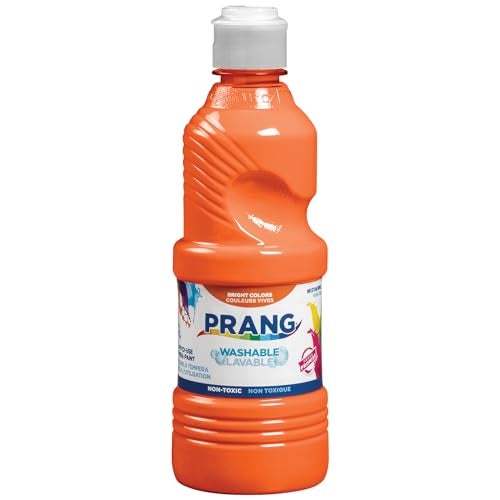 Prang Washable Tempera Paint, Orange, 16 Oz., 1 Count - Image 1