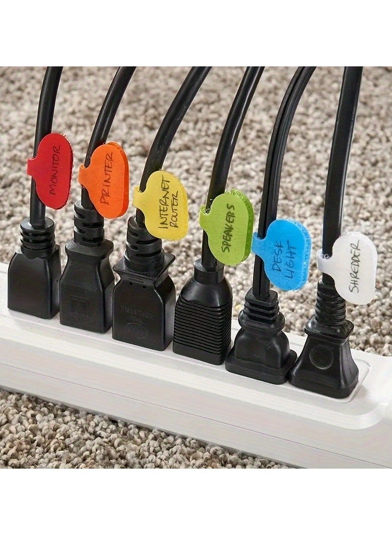 20pcs Cable Labels Cable Ties Reusable With - Image 3