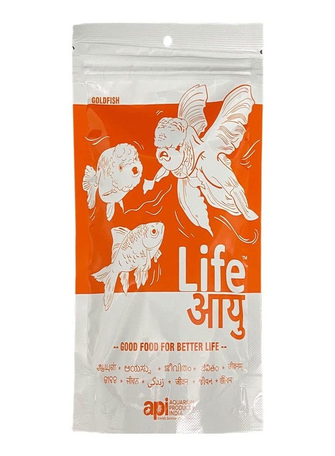 Aquarium Products India Gold Granule Fish Food For All Life Stages 100G, 1 Count