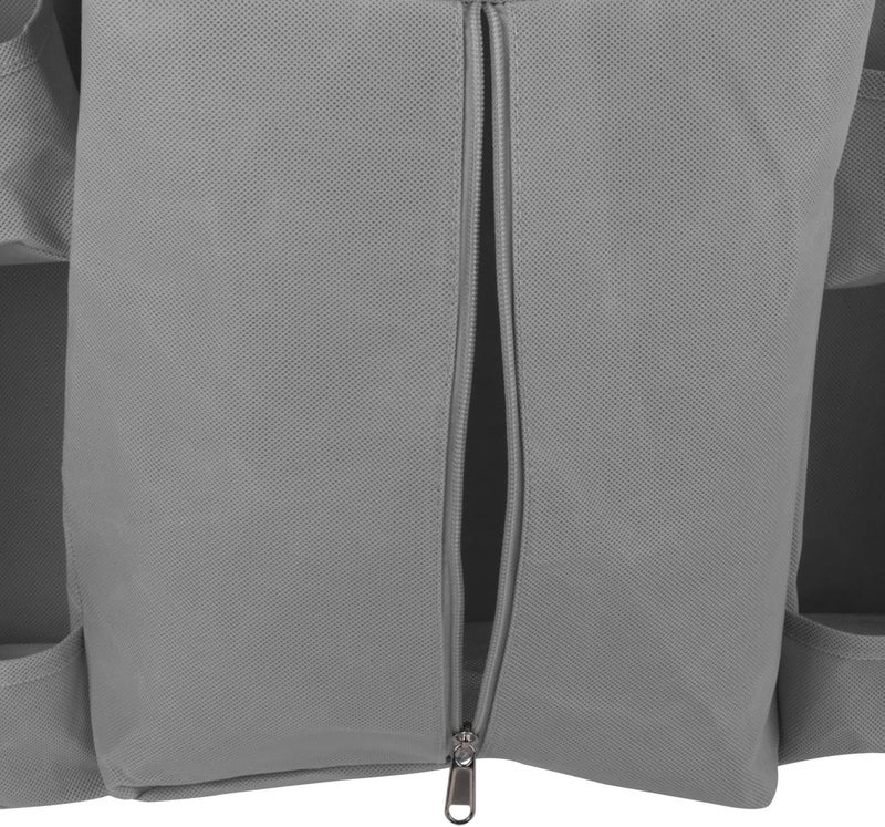 Hanging Diaper Organizer for Changing Table, Ample Storage, Nursery Diaper Stacker for Newborns, Girls and Boys, Dark Gray - Image 4