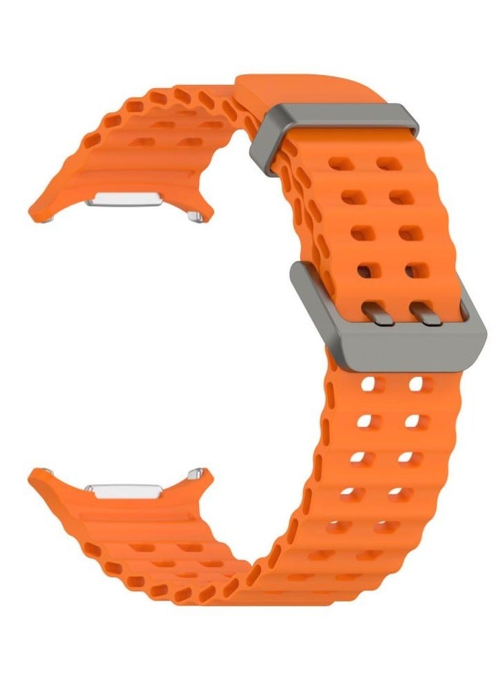 NOOA Samsung Galaxy Watch Ultra 47mm Soft Silicone Replacement Strap - High Quality, Lightweight, Stylish & Durable - Easy Installation - Replacement Strap for Samsung Galaxy Watch Ultra 47mm - Image 3