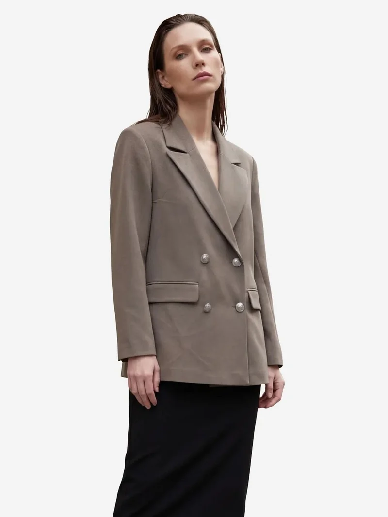 MY FASHION MY FASHION Buttoned Blazer Jacket