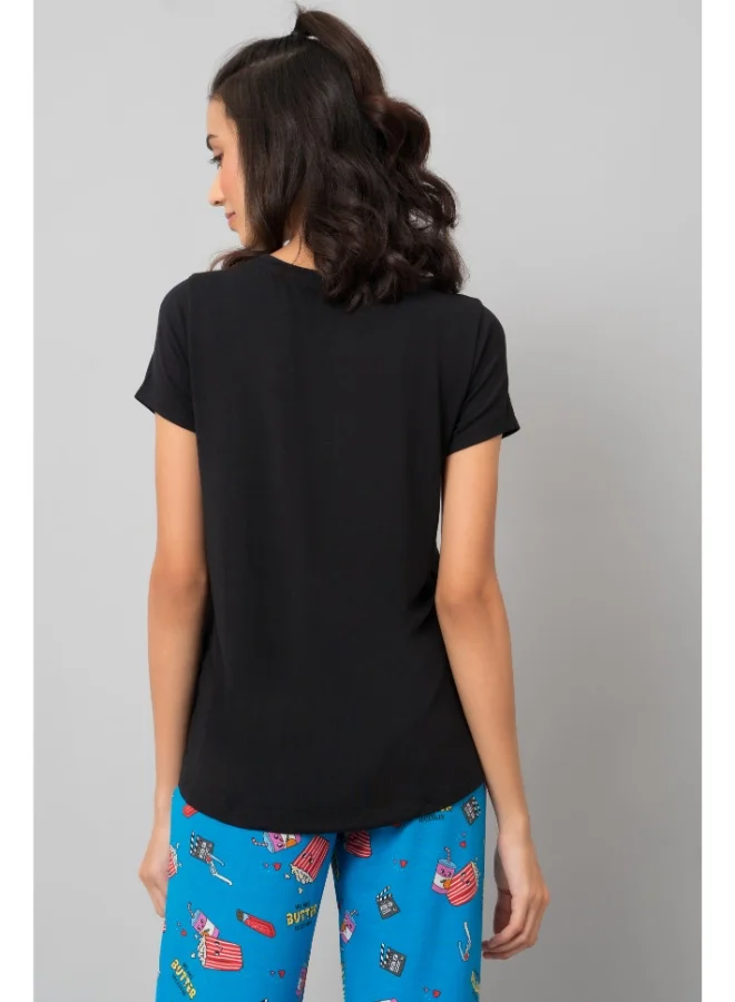 NeceSera Everyday Black Shorts Set