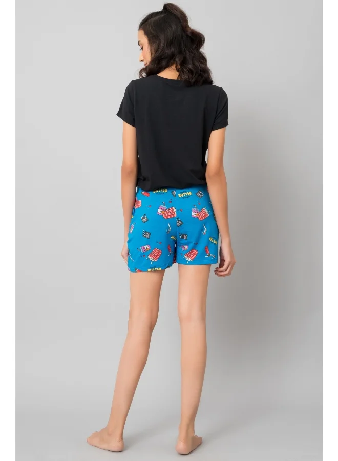 NeceSera Everyday Black Shorts Set
