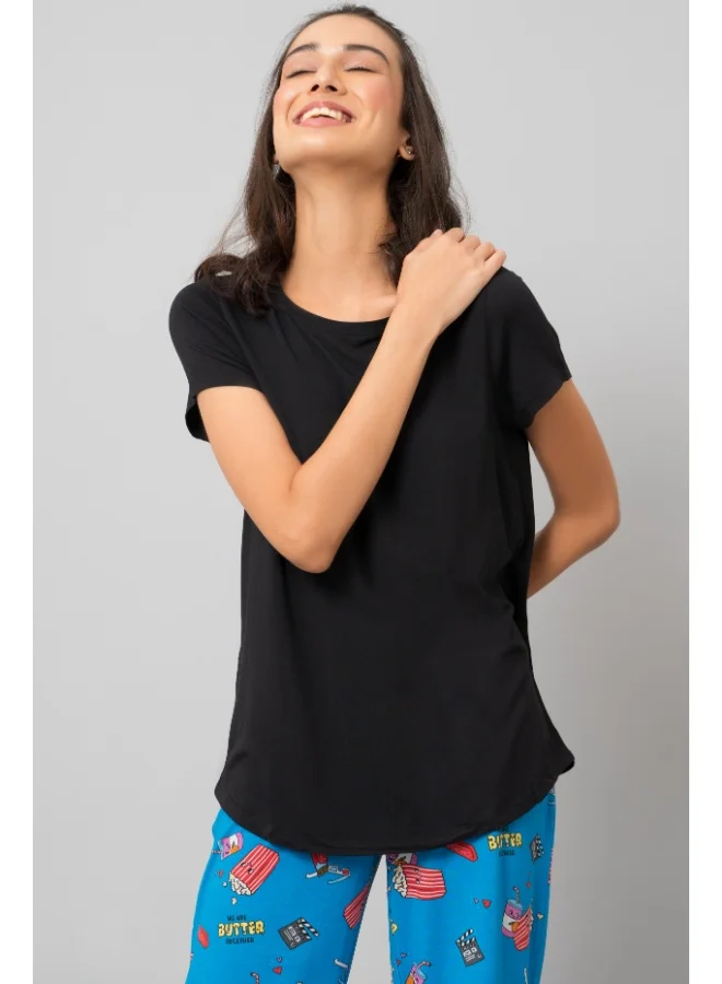 NeceSera Everyday Black Shorts Set