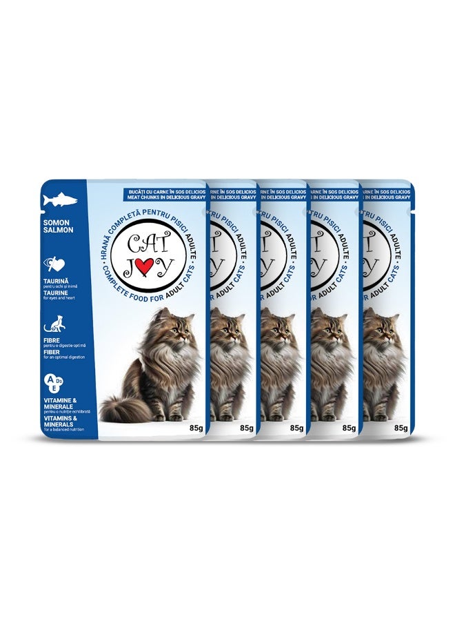 كات جوي مع سمك السلمون في المرق 85 جرام - Image 2
