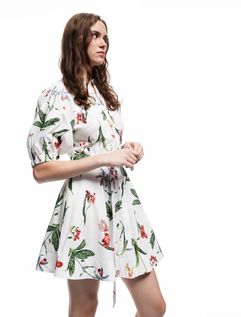 كوتون Poplin Mini Dress