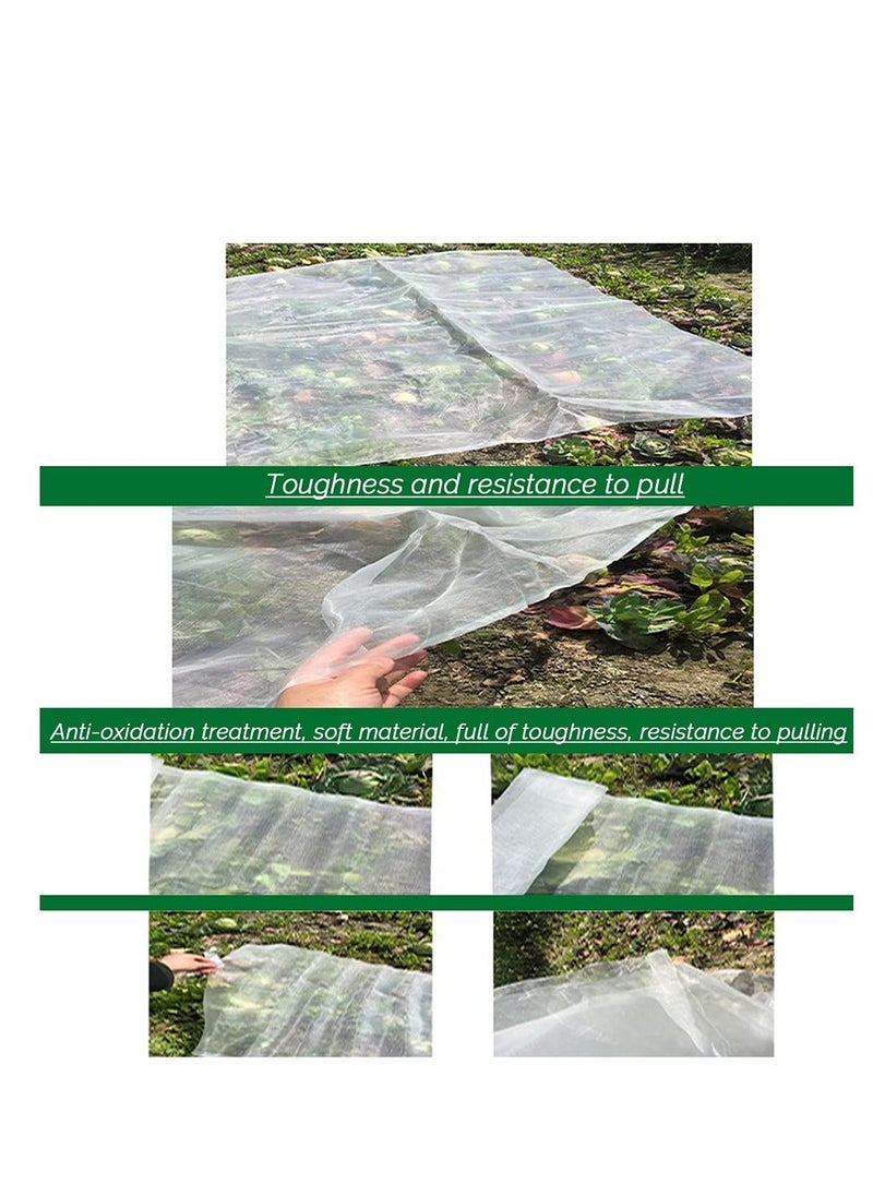 Generic - Insect Netting Mesh, Garden Netting for Plants Garden Netting Fine Mesh Insect Netting Vegetable Netting Protection Plant Protection Netting for Vegetables Flowers Fruits Garden Outdoors 2.5 x 10m - Image 1