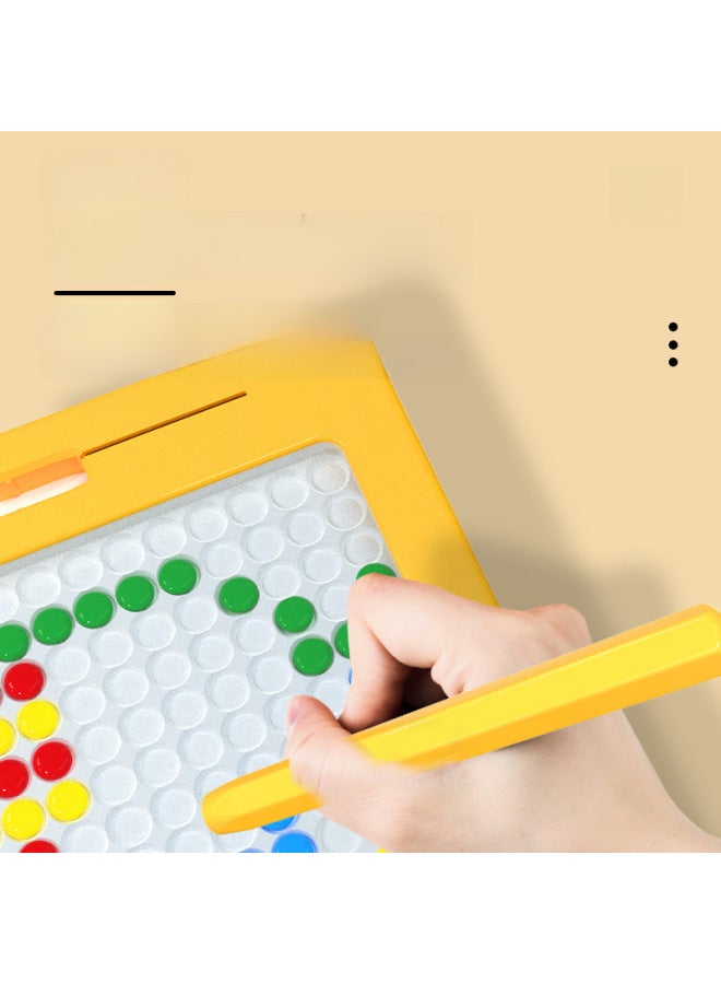 Magnetic Brush Drawing Board Jigsaw Puzzle Toy To Stimulate Children's Imagination, Concentration, Educational Thinking Training Drawing Board-Color:934 Kitten Yellow - Image 3