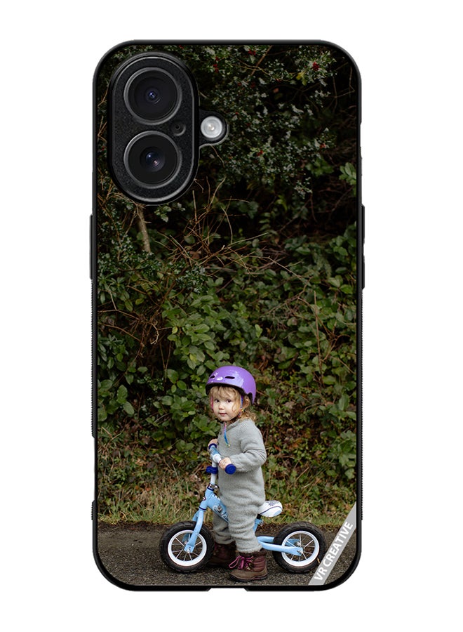 Protective Case Cover For Apple iPhone 17 Bicycle Baby Design Multicolour