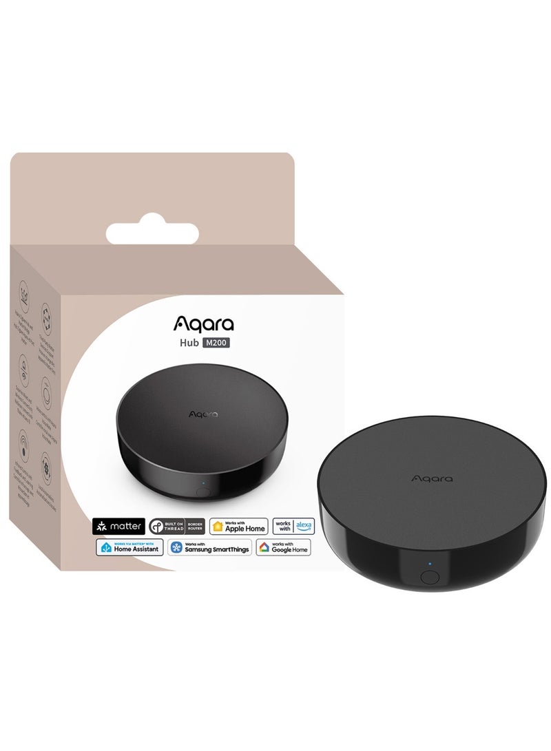 Aqara Smart Hub M200 for Home Automation,Matter Controller,Thread Border Router,Featuring Aqara Zigbee,Bluetooth,Wi-Fi,PoE,IR,Supports Apple HomeKit,Home Assistant,SmartThings,Google Home-HM-G03D - Image 1