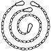 Gelury Hanging Swing Chain 44in 2Pcs Stainless Steel Chain 660LB Capacity Hanging Chain Extension Heavy Duty Chains for Punching Boxing Bag - Image 3