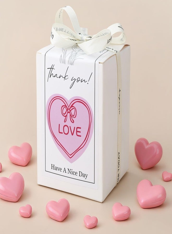 koutey 72 Pieces Valentine's Day Gifts Tags Stickers, Valentine's Day Heart Stickers Self-Adhesive for Valentines Day Gifts Decoration Happy Valentines Day Stickers(Style-2) - Image 3
