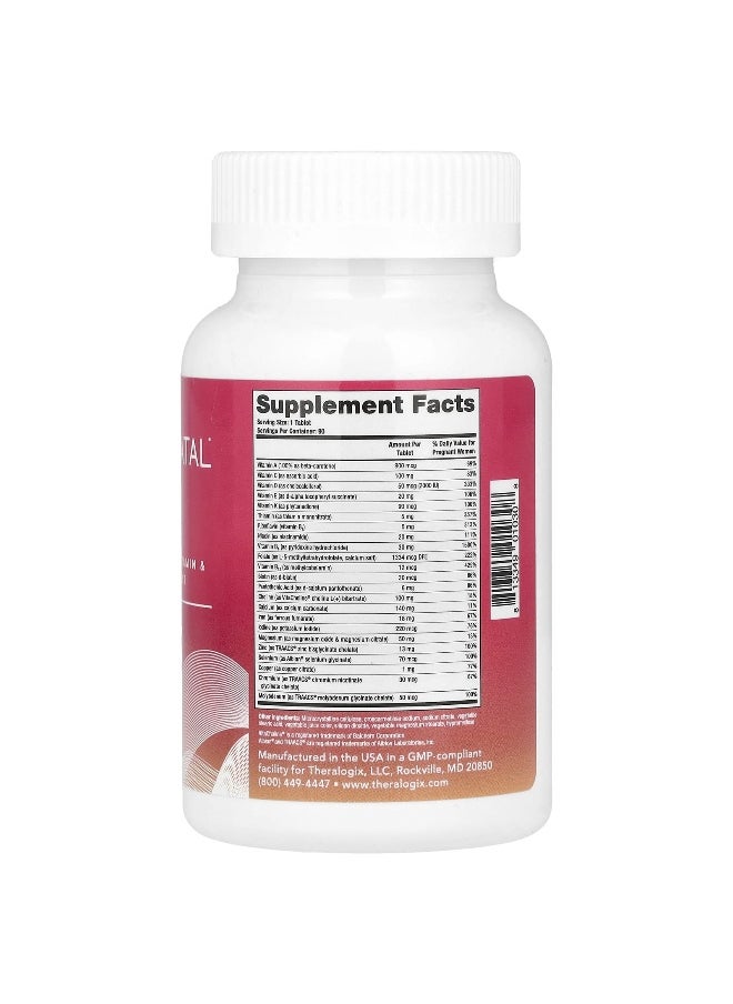 Theralogix Theralogix, TheraNatal, Core, 90 Tablets  - Image 2