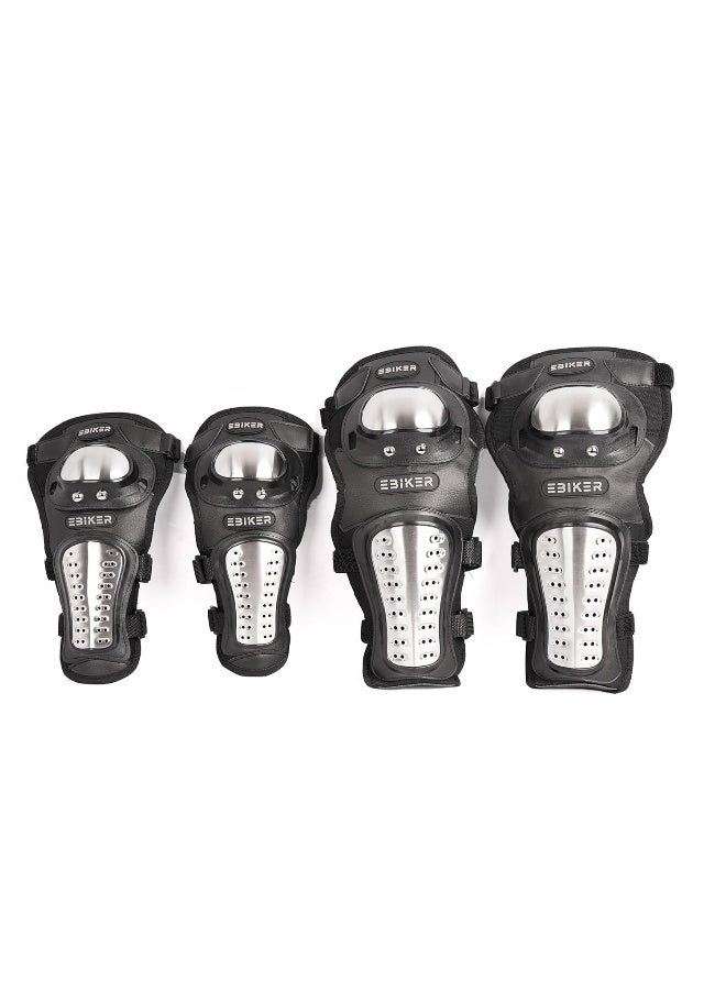 Ebiker Motocross Knee and Elbow Pads Set - Image 1