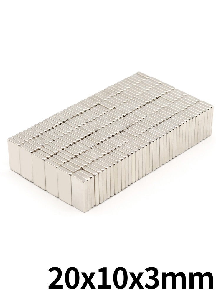 20 قطعة مغناطيس 20mm العاشر 10mm العاشر 3mm N35 الحديد البورون سوبر سوبر مغناطيس النيوديميوم مغناطيس دائم قوي 0.79x0.39x0.12 بوصة مغناطيس الثلاجة - Image 1