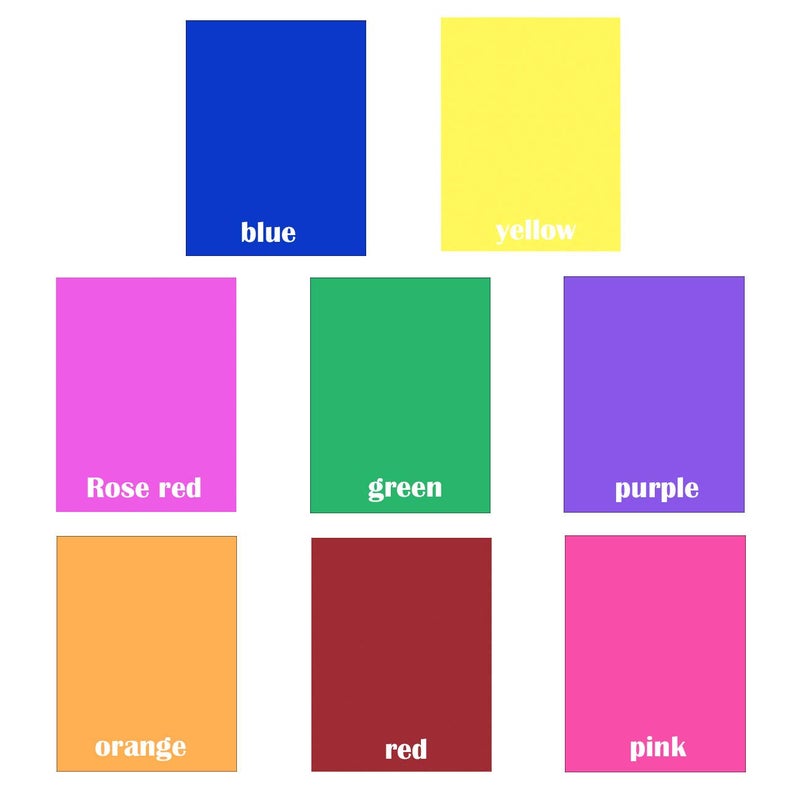 Sakolla 8 Pieces Transparent Color Correction Lighting Gel Filter - Colored Gel Light Filter Plastic Sheet, 8.5 x 11 Inch, 8 Colors - Image 2