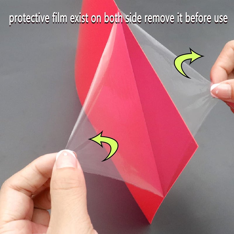 Sakolla 8 Pieces Transparent Color Correction Lighting Gel Filter - Colored Gel Light Filter Plastic Sheet, 8.5 x 11 Inch, 8 Colors - Image 4