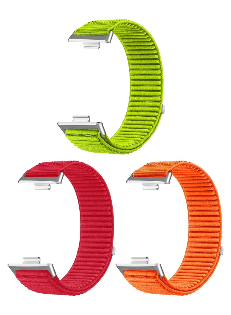 3 Pack of Premium Loop Watch Band for Watch 4 & Watch 4 Pro – Adjustable, Soft & Durable Replacement Strap