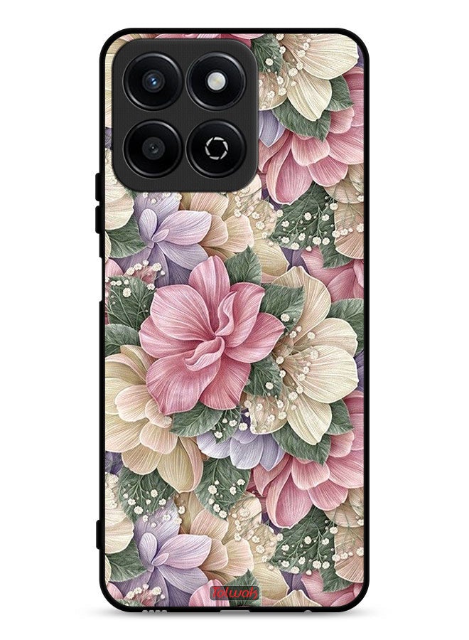 Tolwak Honor X7c 4G Protective Case Cover Hd Floral  - Image 1
