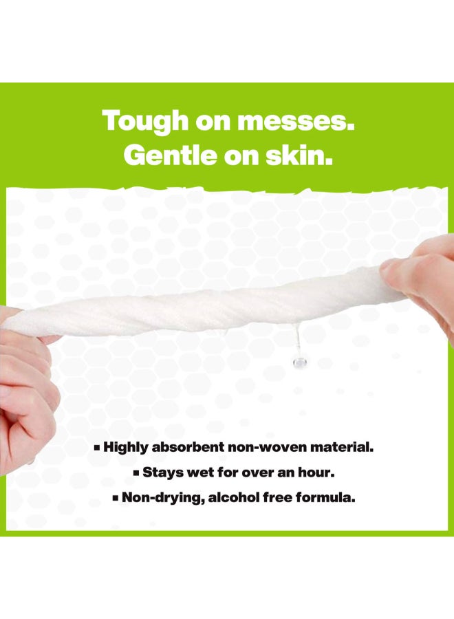 Crocodile 80-Piece Power Scrub Oversized Pre-Moistened Cleaning Cloth White 10 x 15 Inch 6500-080 - Image 3