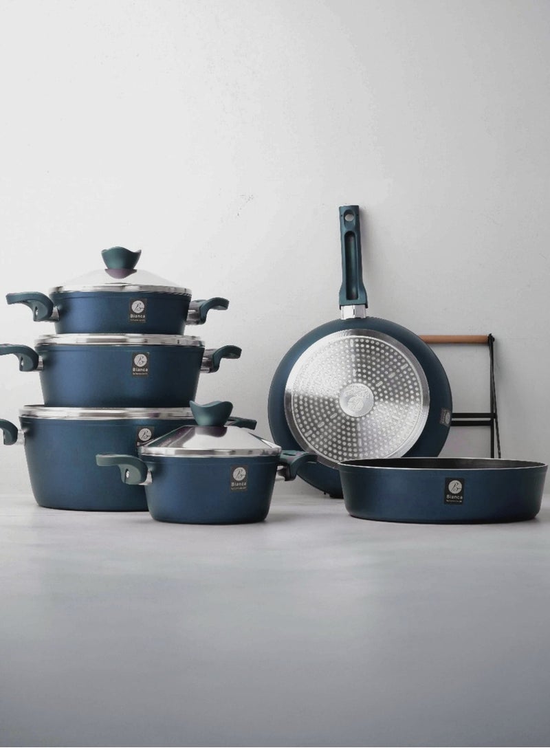 BIANCA GRANITE COOKWARE SET 10-PCS - Image 1