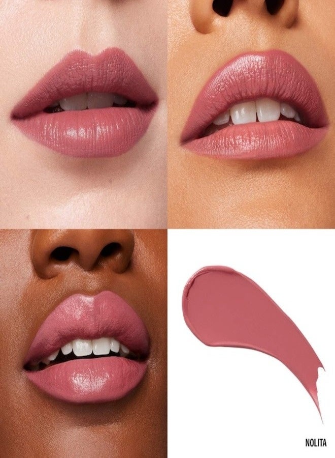 MAKEUP BY MARIO SuperSatin® Lipstick 3.5g – Shade Nolita - Midtone Warm Pink, Comfortable Wear, High-Pigment, Satin Finish Lipstick - Image 2