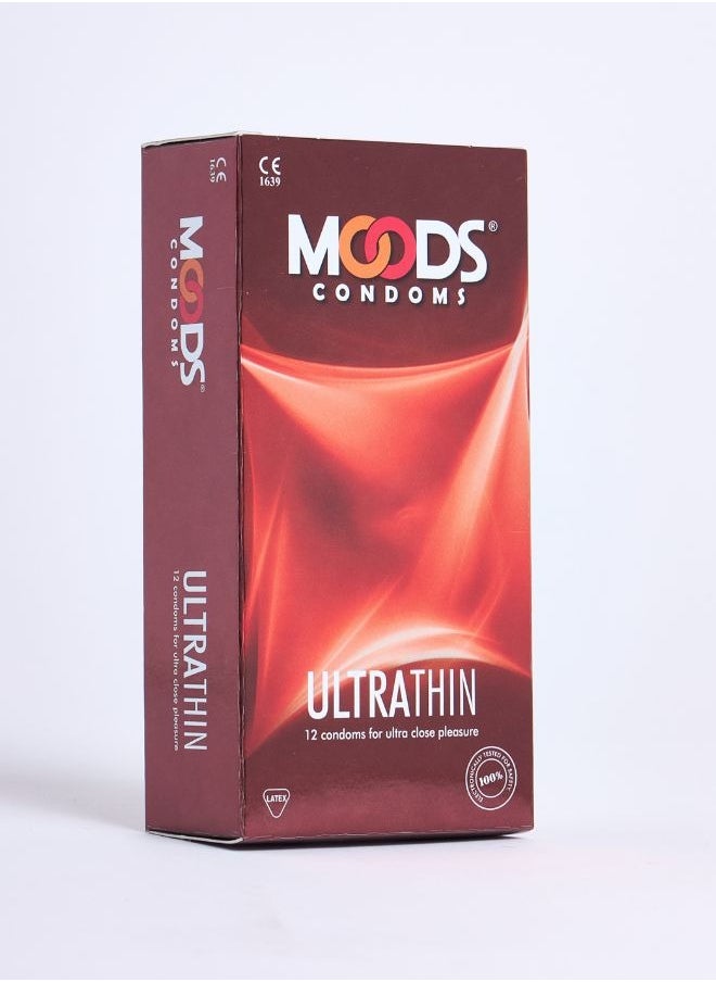 Moods Ultra Thin Condoms 12 Pieces  - Image 2