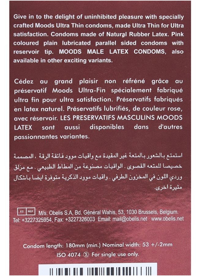 Moods Ultra Thin Condoms 12 Pieces  - Image 5