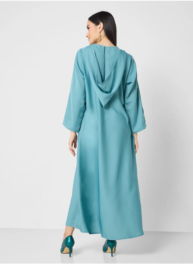 ARABIAN CLOSET Hooded Abaya