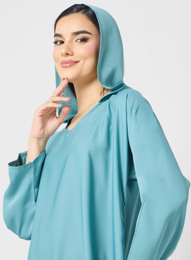 ARABIAN CLOSET Hooded Abaya