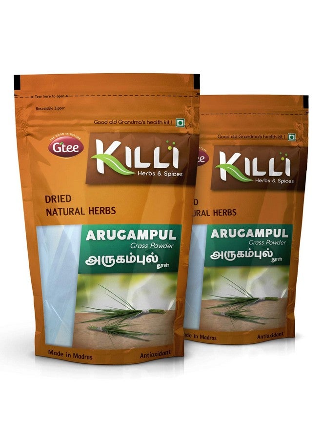 KILLI KILLI Bermuda | Arugampul | Cynodon dactylon | Doob Grass Powder, 100g (Pack of 2)  - Image 1