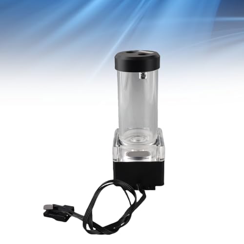 Yoidesu Pump/Reservoir Combo for Water Cooling System,650L / H CPU Water Cooling Pump Radiator,Integrated,POM PMMA PUB-FS6PD-17 (Black) - Image 4