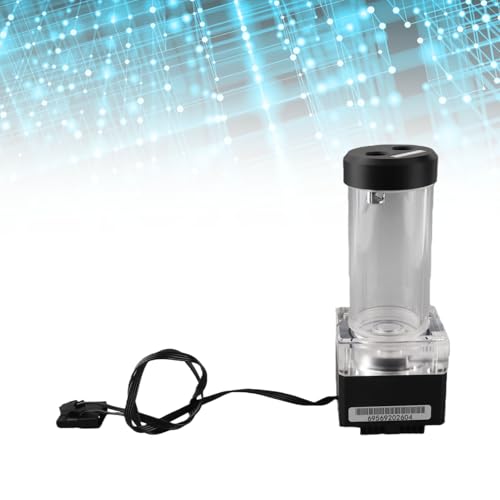 Yoidesu Pump/Reservoir Combo for Water Cooling System,650L / H CPU Water Cooling Pump Radiator,Integrated,POM PMMA PUB-FS6PD-17 (Black) - Image 3