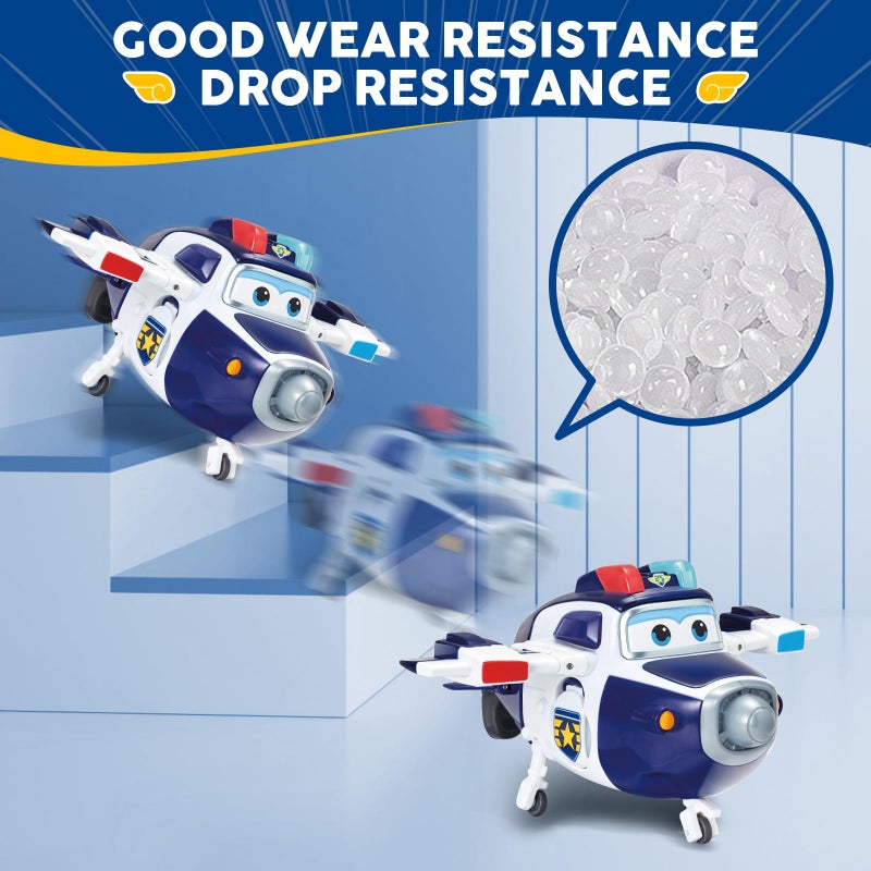 Super Wings 5" Transforming Supercharged Paul Airplane Toys Action Figure, Airplane to Robot in 10 Steps, Toy Plane for 3-5 Year Old Boys & Girls, Birthday Gifts for Preschool Kids - Image 4