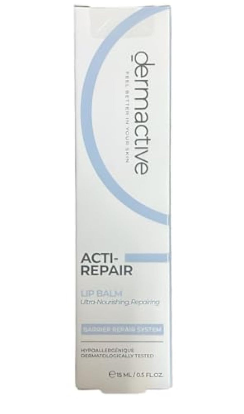 DERMACTIVE Acti-Repair Lip Balm – 15ml | Nourishing Repair Care, Deep Hydration, Protects Dry & Chapped Lips